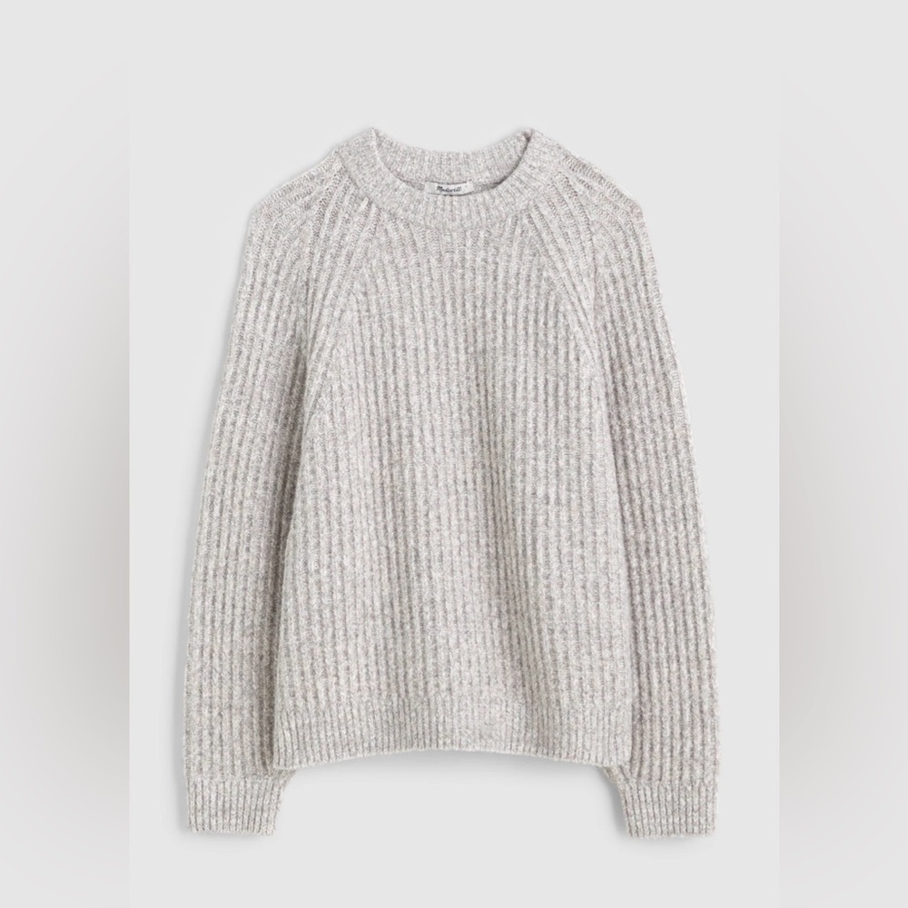 Madewell Ribbed Cotton Blend Sweater